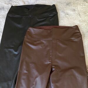 Aerie Faux Leather Leggings Bundle